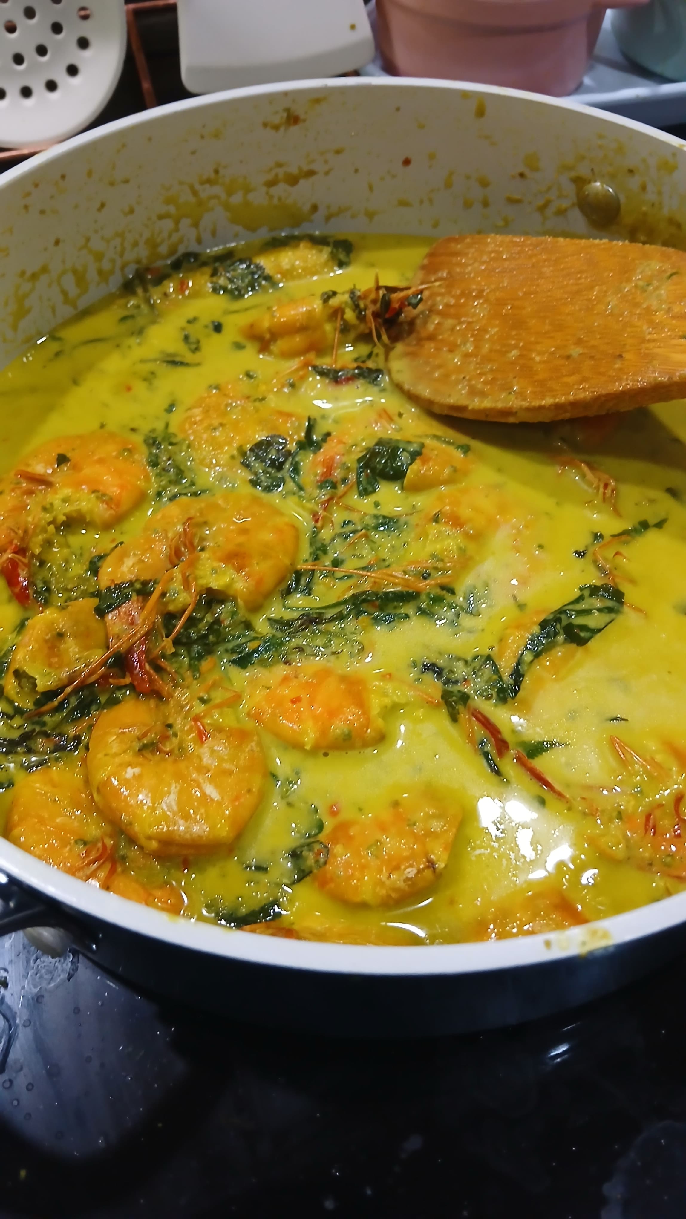 Udang Masak Lemak Pucuk Paku